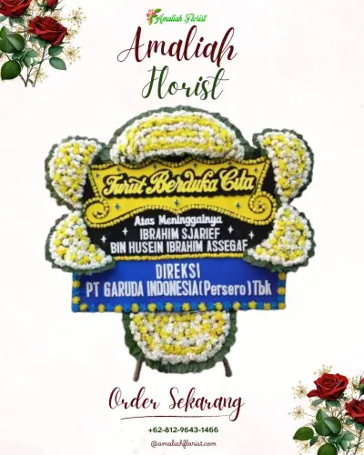Papan Bunga Duka di Ciputri